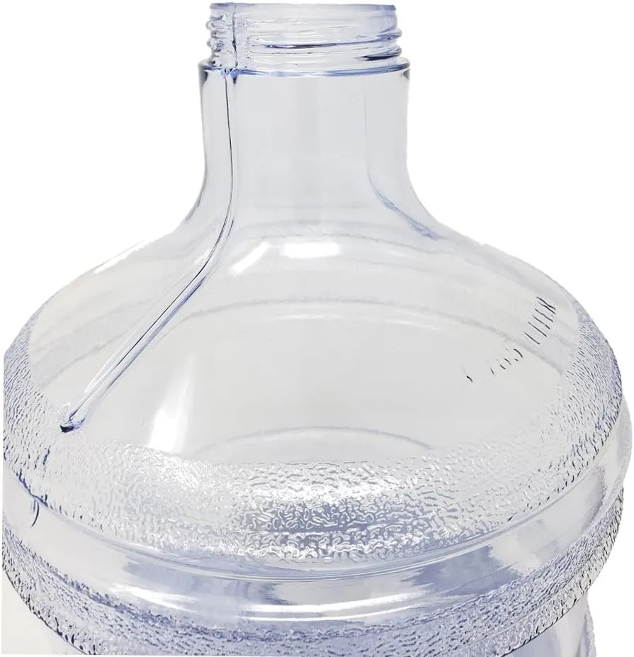 1 Gallon Leak-Proof BPA Free Reusable Plastic Drinking Water Big Mouth Bottle Jug Container with Holder Drinking Canteen