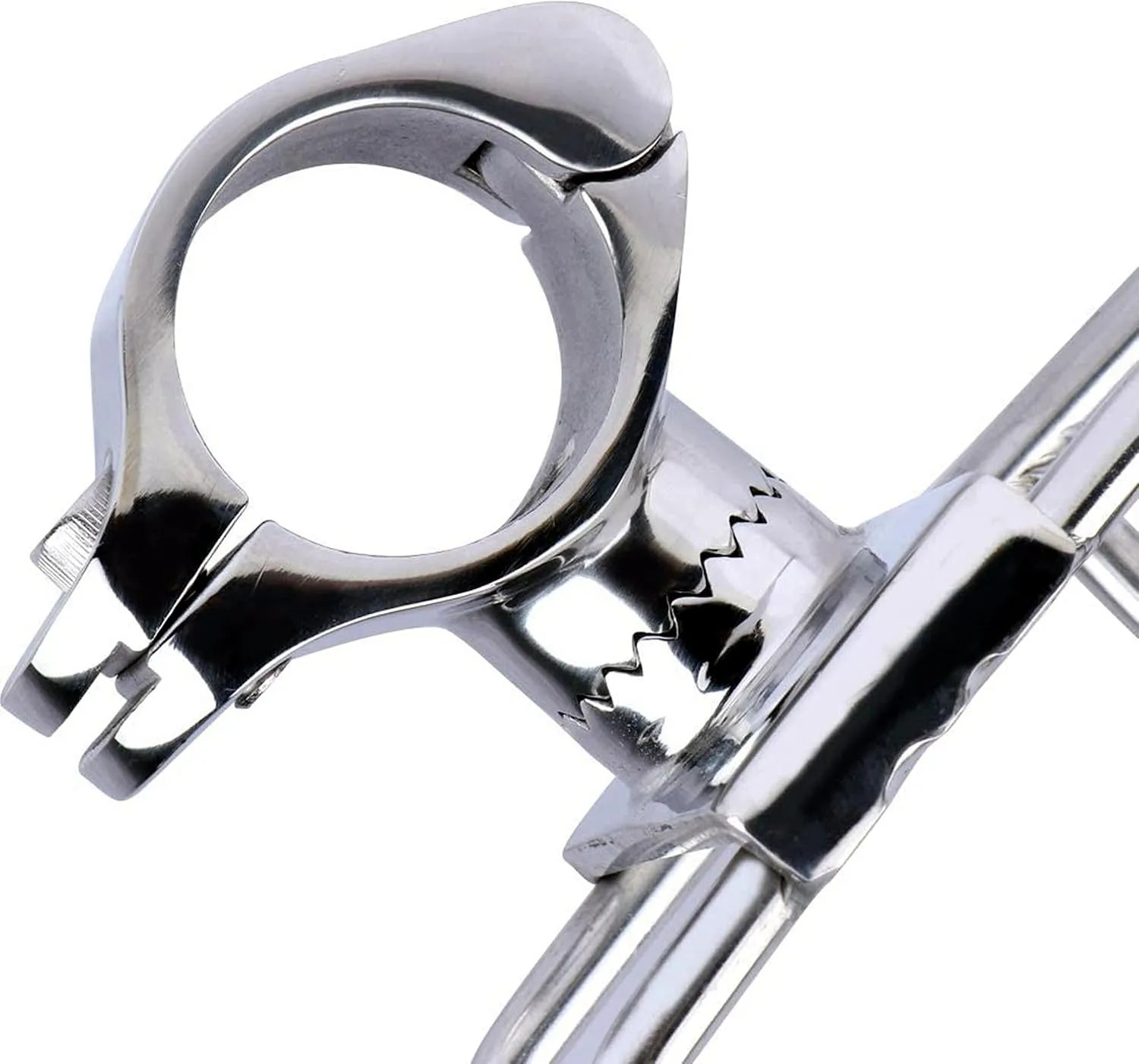 1 Pack 360 Degree Rotatable Fishing Rod Support Rod Holder, Marine 316 Stainless Steel Rod Bracket Yacht Kayak Boat Accessories