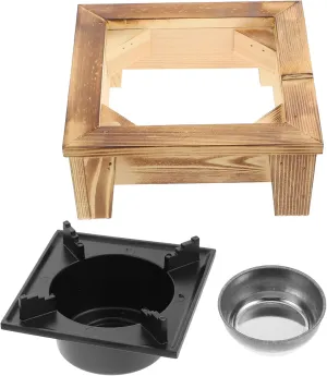 1 Set Camping Cooking Alcohol Stove Cookware Portable Stove for Open Fire
