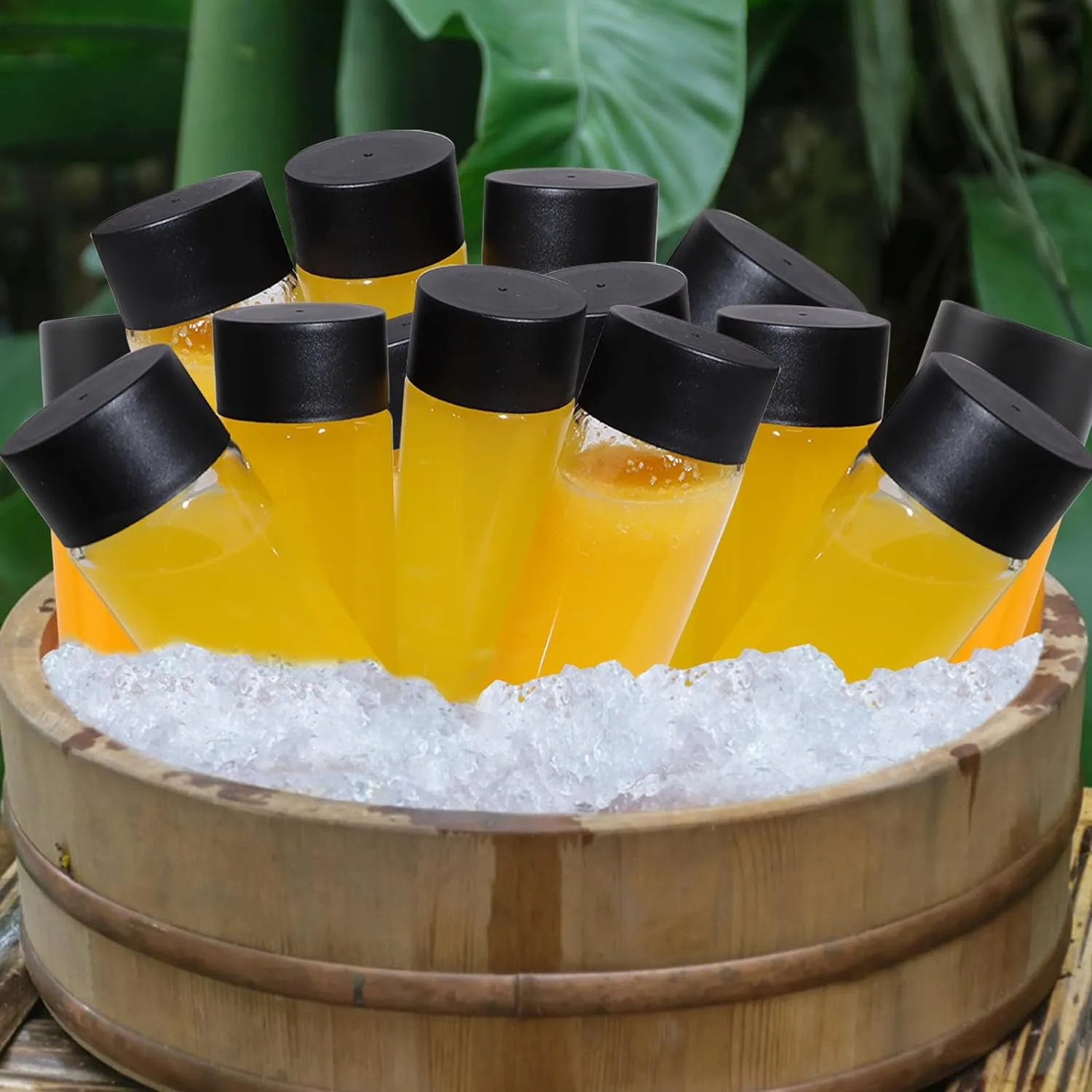 12 Pack 12oz Glass Water Bottles, 350ml Empty Glass Drink Bottles with Black Lids, Brush & Labels, Clear Reusable Juice Bottles for Juicing, Homemade Smoothies, Beverages