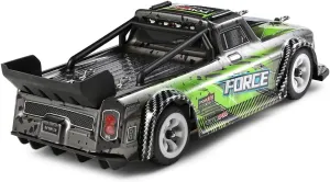 1/28 RC Drift Car,30KM/H High Speed/LED Car Lamp/130 Brushed Motor/2.4GHz Control/4WD System,RC Sport Racing Car for Adults and Boys Gifts () (1 Battery)