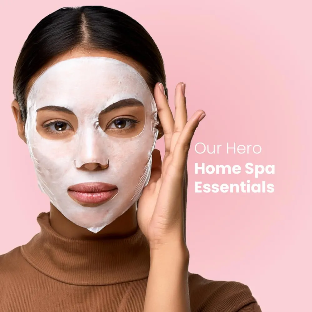 15 Min Pamper Me Kit by Naisture – Korean Spa and Skincare Kit for Women with Hair Mask, Hand and Foot Masks, Eye Mask, and Face Masks
