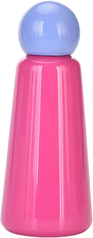 17 oz About 500 ML Stainless Steel Water Bottle - Vacuum Insulated Water Bottle -Hot&cold Drink Metal Water Flask,BPA Free (Purple rose red)