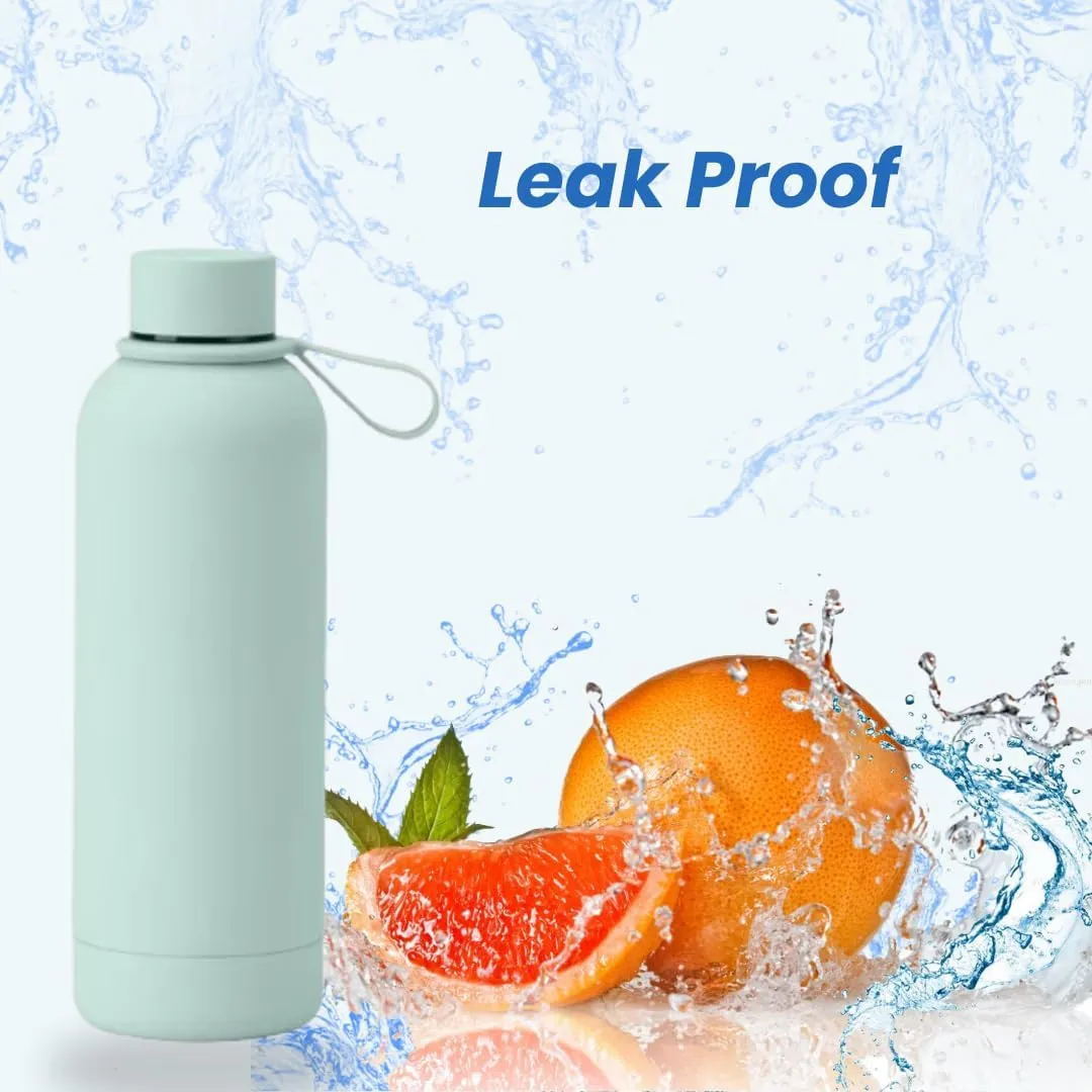 17 oz Stainless Steel Insulated Water Bottle - Double Wall Vacuum Insulated, Leakproof, BPA Free - Gym & Travel Bottle (Teal)