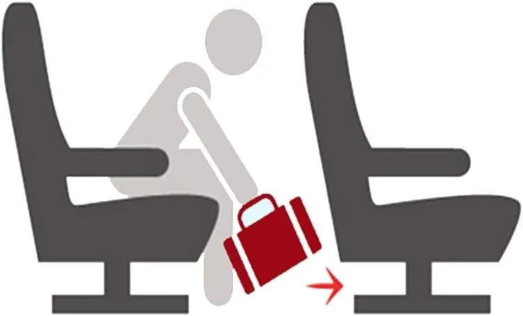 17" Rolling Personal Item Under Seat Duffel For Frontier and JetBlue