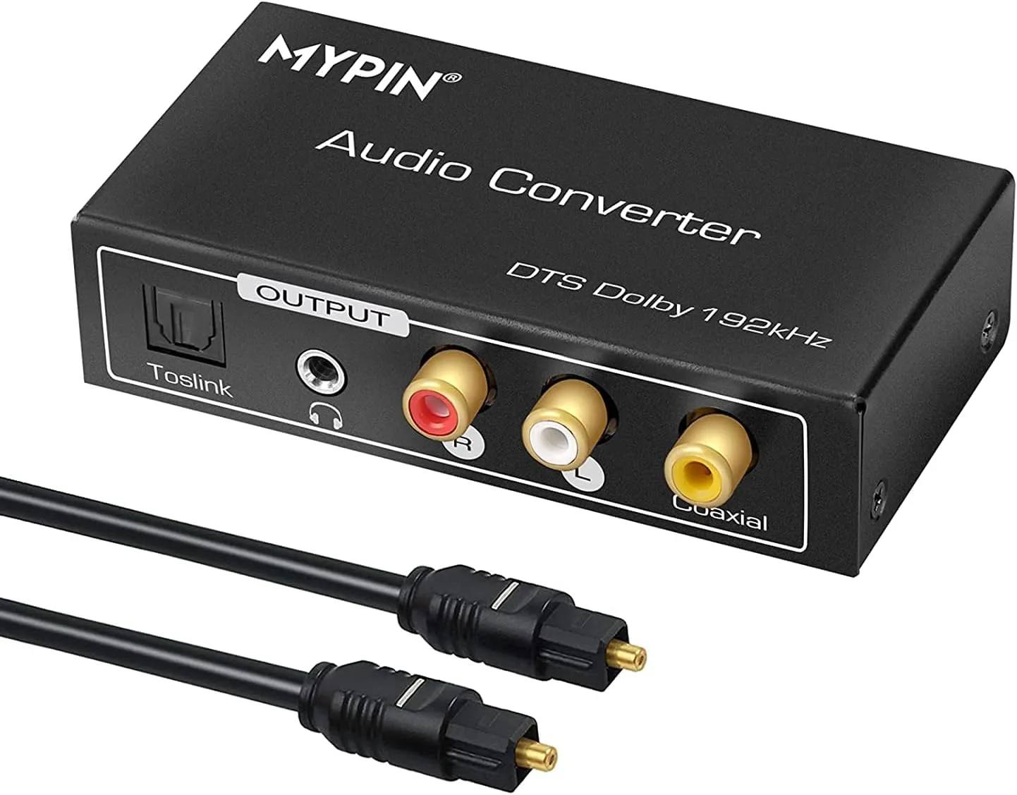 192KHz DAC Converter Multifunction Audio Converter, HDMI ARC Audio Extractor Adapter, Toslink(Optical) or Coaxial or HDMI ARC Input to Coaxial   Toslink(Optical)   Stereo L/R   3.5mm Jack Output