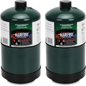 1lb Propane Tank Camping Propane Tank Pack of 2 Portable Canister Propane Gas Tank Small Propane Tanks Camping Stove Torch Lamp Heater Gas Stove Burner Cooking