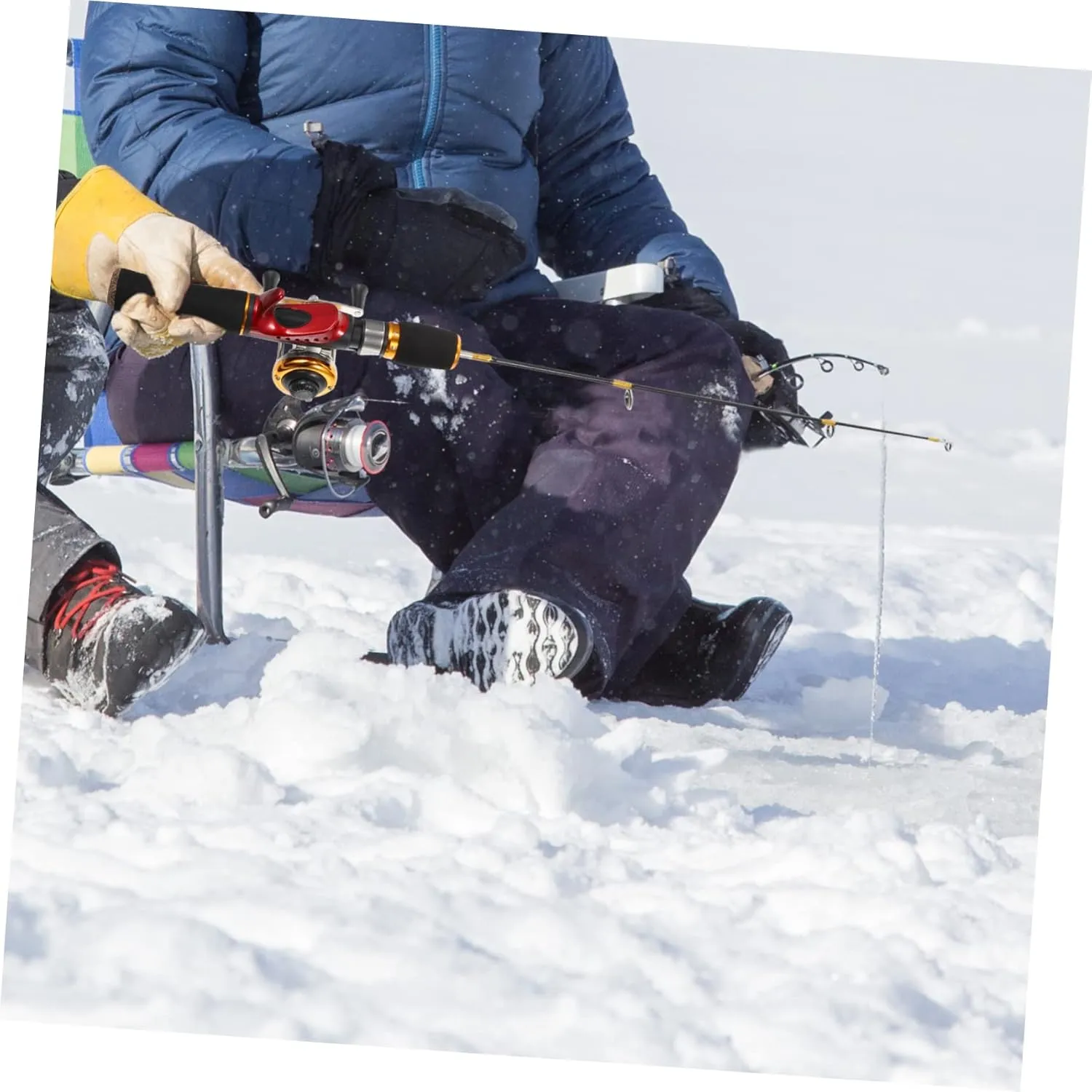 1pc Ice Fishing Rod Frp Adhesive Tape Travel Telescopic