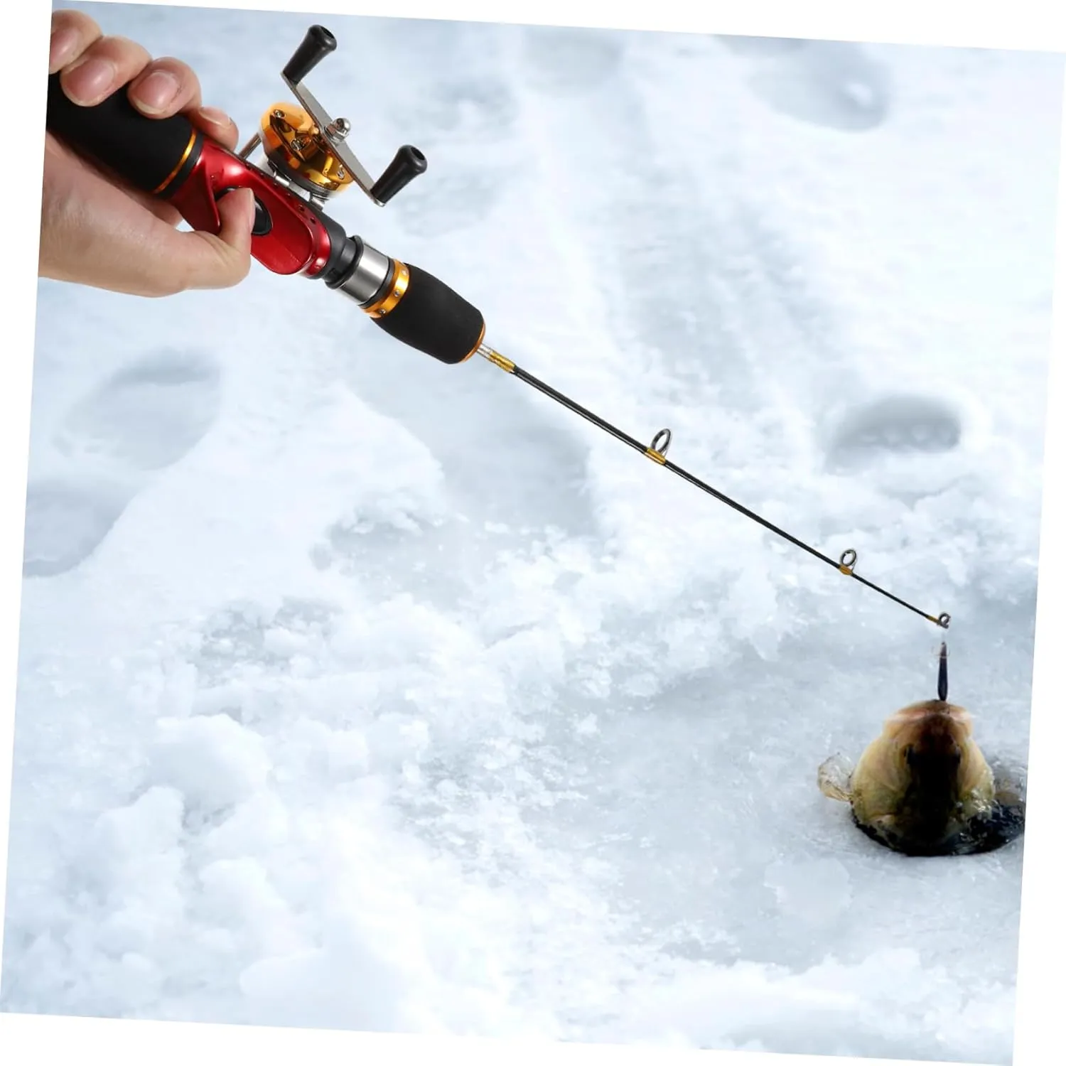 1pc Ice Fishing Rod Frp Adhesive Tape Travel Telescopic