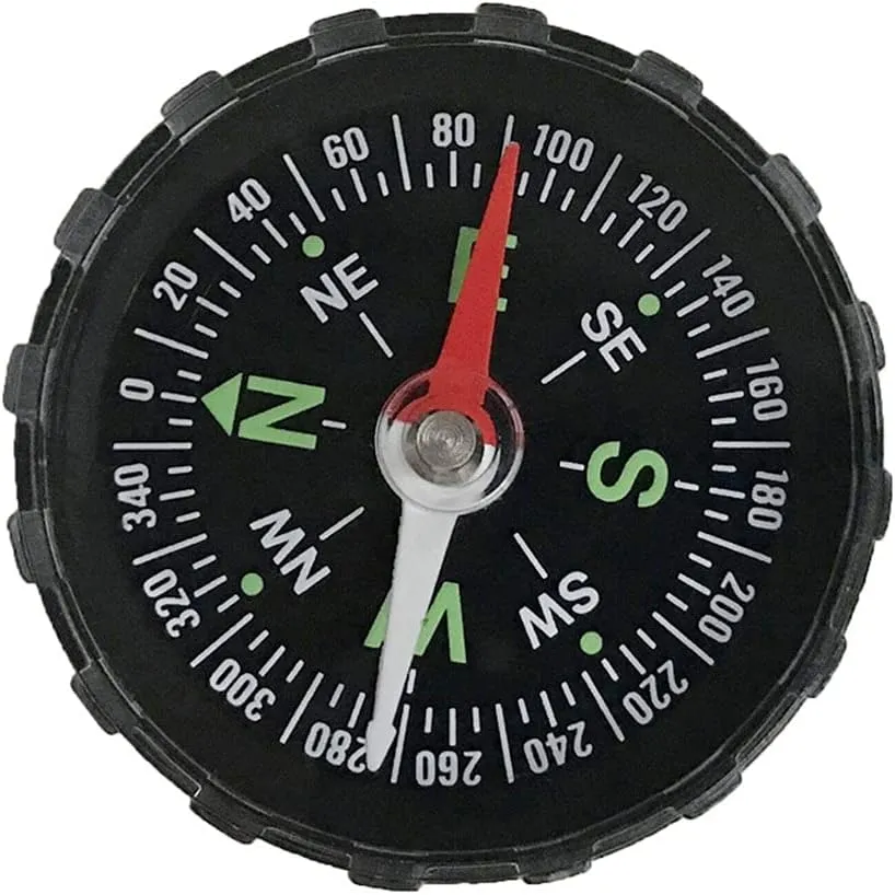 1PC Portable Mini Precise Compass Practical Guider for Camping Hiking North Navigation Survival Button Design Compass