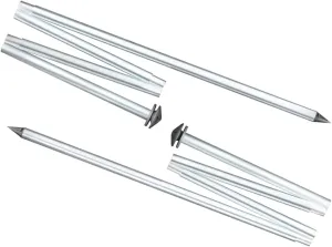 2 Beach Canopy Stability Poles for a Beach Tent with Patented Pole Bracket