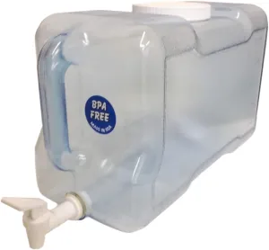 2 or 3 Gallon 3 Gallon Refrigerator Bottle Drinking Water Dispenser w/Faucet BPA FREE Refrigerator Bottle Drinking Water Dispenser With Handle and Faucet - Made in USA (2 Gallon)