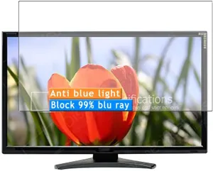2-Pack Anti Blue Light Screen Protector, compatible with QNIX QX320QHD QX320 QHD Super Ultra Lite Pivot 32" Monitor TPU Film Protectors Sticker [ Not Tempered Glass ]