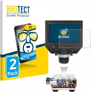 2-Pack Screen Protector Compatible with KKmoon Digital Mikroskop (4.3") - HD-Clear Protection Film