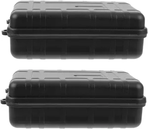 2-Piece Outdoor Shockproof Waterproof Storage Box Food Grade Container for Camping Hiking