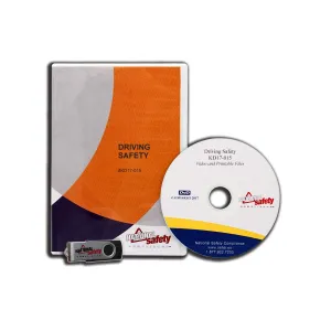 (2017) Driving Safety Video Training Kit - COMPREHENSIVE training for UNLIMITED employees with video, quizes, certificates and more!