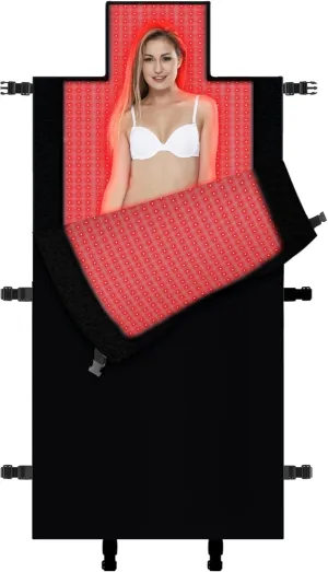 2025 New 3100pcs Dual Wavelength LED Beads 660nm&850nm Red Light Therapy Mat Full Body Used to Relieve Pain 73''x 33''