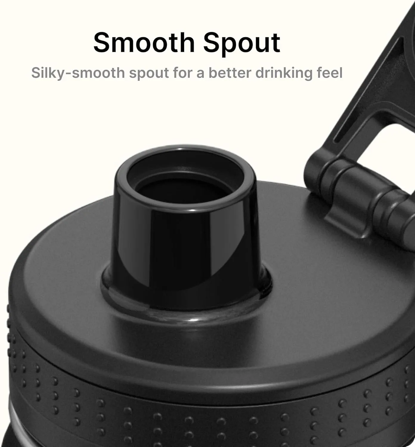 22 oz Water Bottle-Stainless Steel Vacuum Insulated Sports Water Bottle with Leak Proof Spout Lid-Reusable Metal Wide Mouth Water Flask for Travel(Navy)
