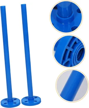 2pcs Plastic Hurdle Stand Topper for Balanced Column Training Multi Use Outdoor Exercise Equipment for Improved Balance and Control
