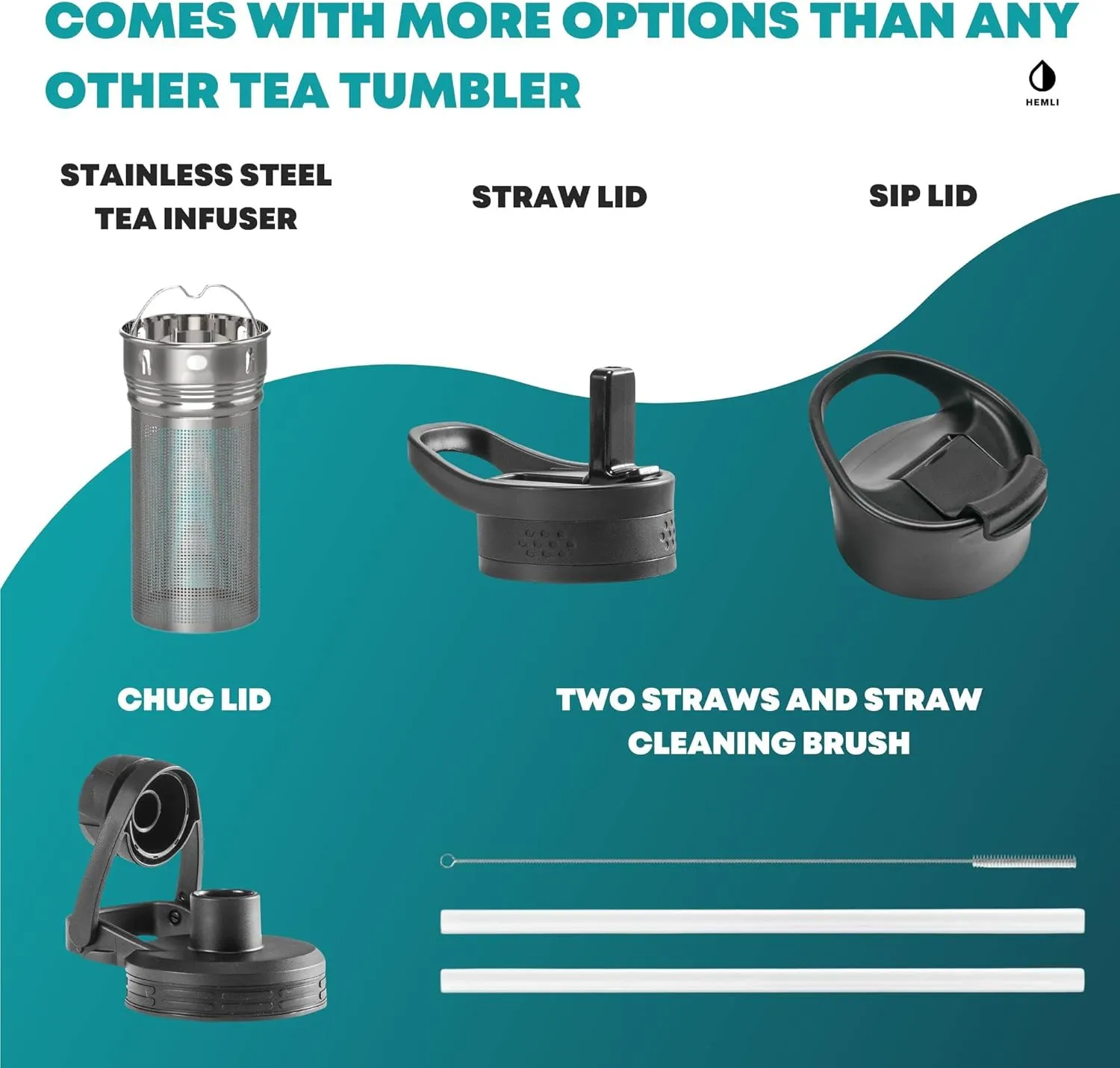32 oz Insulated Tea Tumbler Bottle with Infuser, Travel Mugs