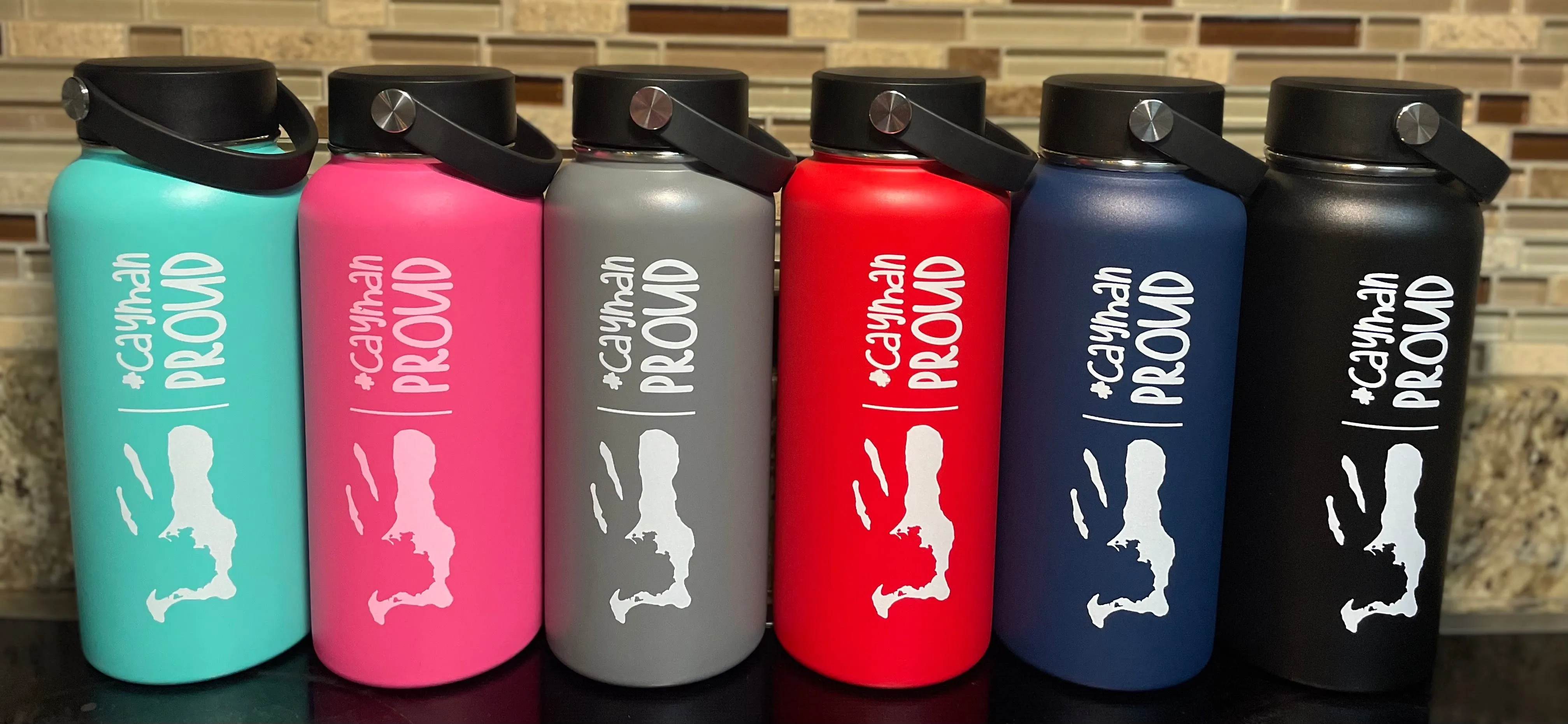 32oz Insulated Water Bottle - Gray