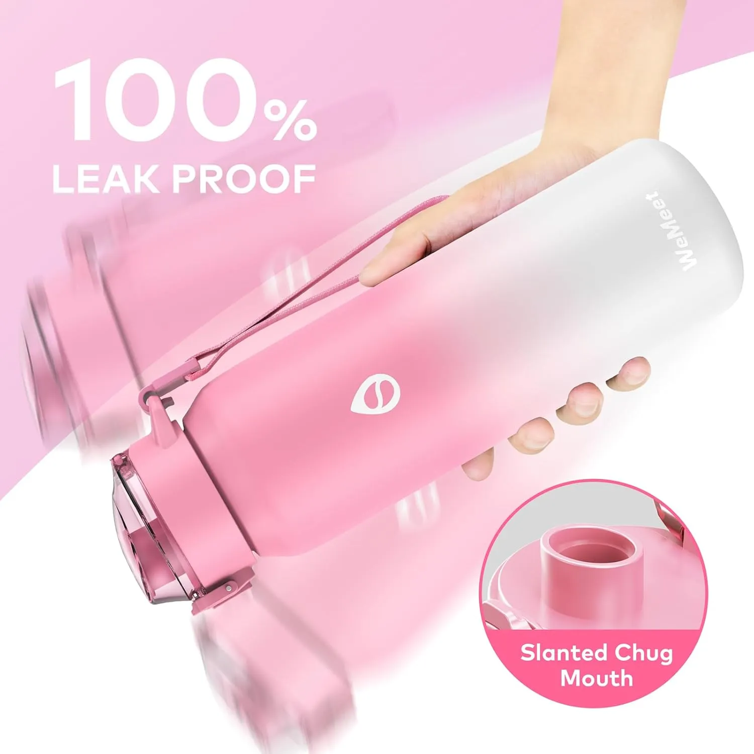 32oz Water Bottle with Removable Straw and Spout Lid Two Ways to Drink, 18/10 Stainless Steel Insulated Water Bottle, BPA-Free, Leak Proof, Double wall, for Sports, Gym