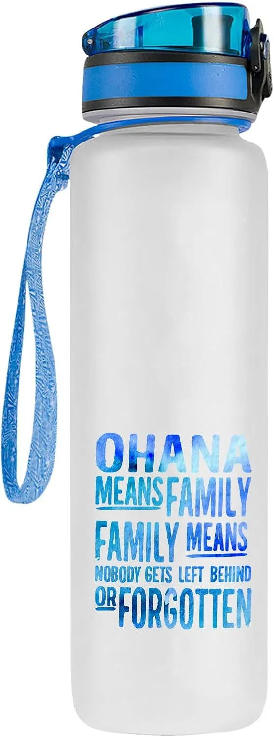 32oz Water Track Bottle, Stop Slacking Drink Your Water Water Bottle With Time Marker, Motivational Insulated Water Bottle