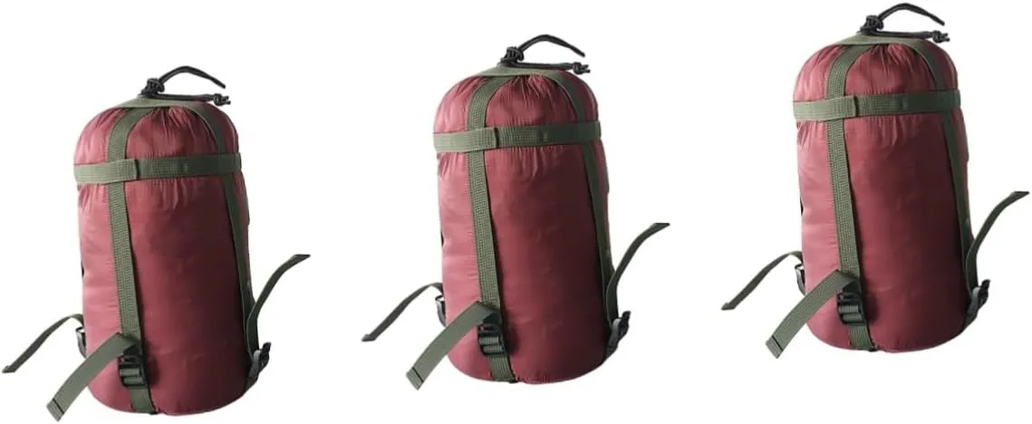 3pcs Quilt Compression Bag for Adults Camping Hiking Backpacking Storage Nylon Lightweight