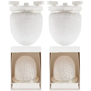4 Pcs Gas Light Preformed Mantle Gas Lamp Mantles Gaslight Mantles Pre Formed Gas Light Mantel for Outdoor Indoor Gas Lights, White