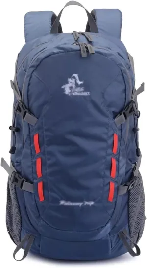 40L Travel Backpack Large Capacity Men's Women's Backpack Camping Hiking Sports Bag (Color : Black, Size : 53 * 32 * 15cm)