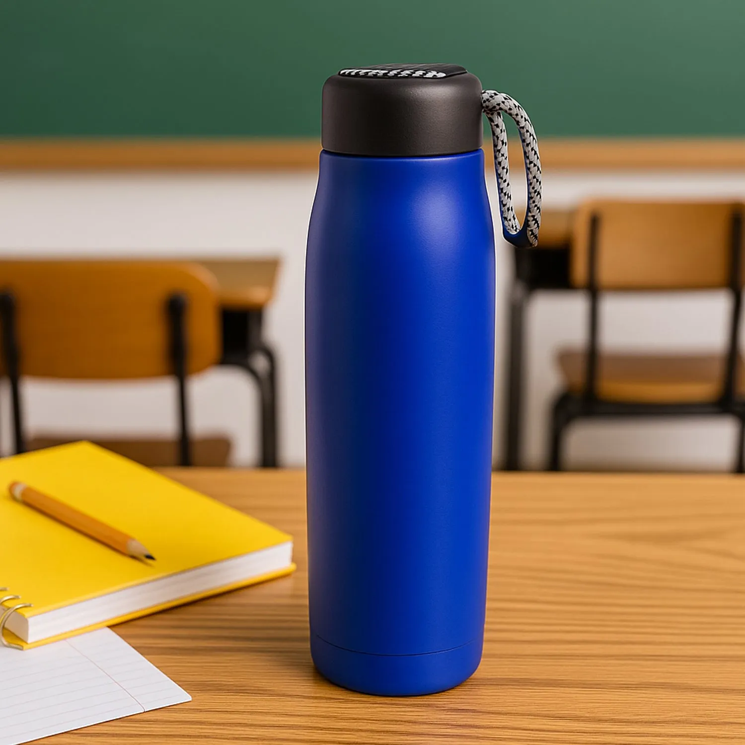 550ml Leak-proof Stainless Steel Double Wall Vacuum Insulated Water Bottle (1 Pc)