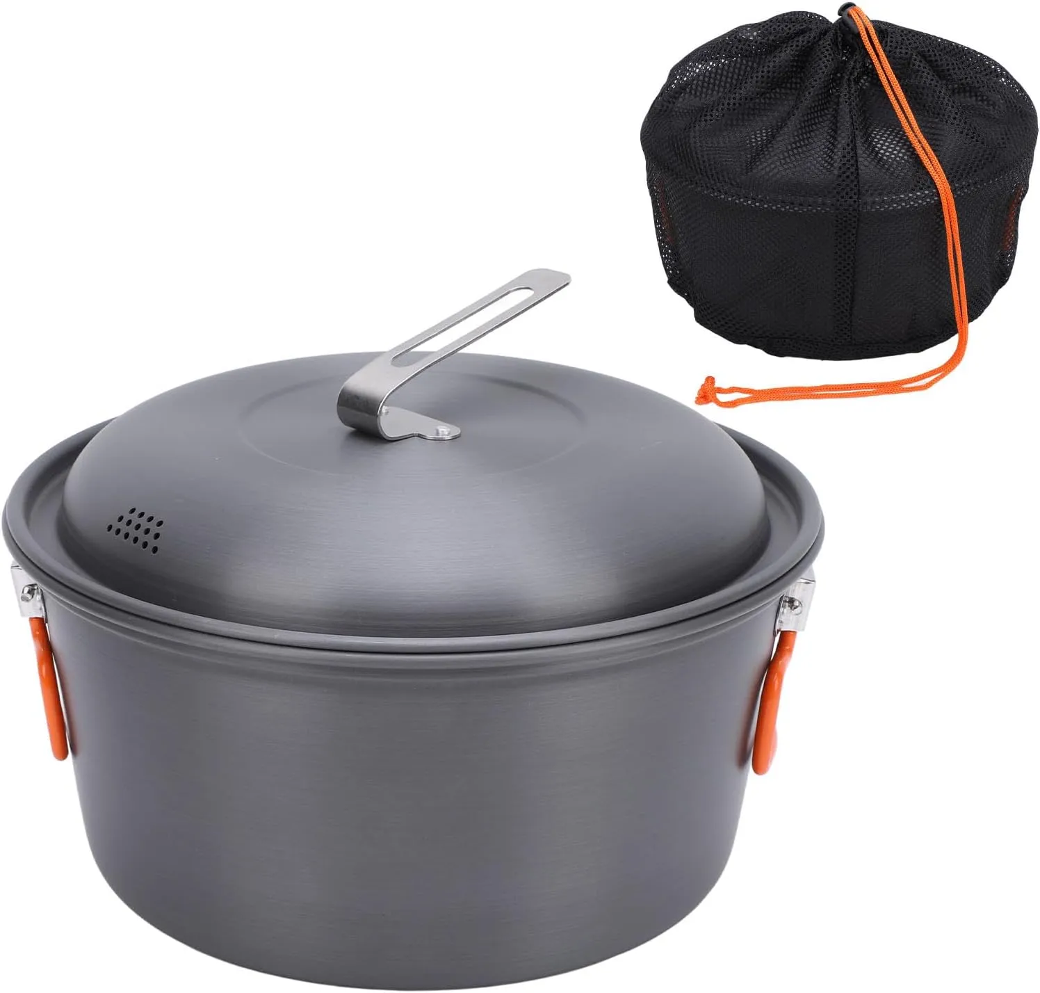 5L Portable Camping Pot for Outdoor Picnic Cooking and Boiling - Lightweight and Compact, Suitable for Self Driving Tours