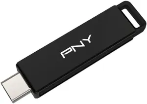 64GB PNY Elite-X Type-C USB 3.2 Gen 1 Flash Drive – 200MB/s Read, Ultra Fast Storage and File Transfers for Type-C Devices