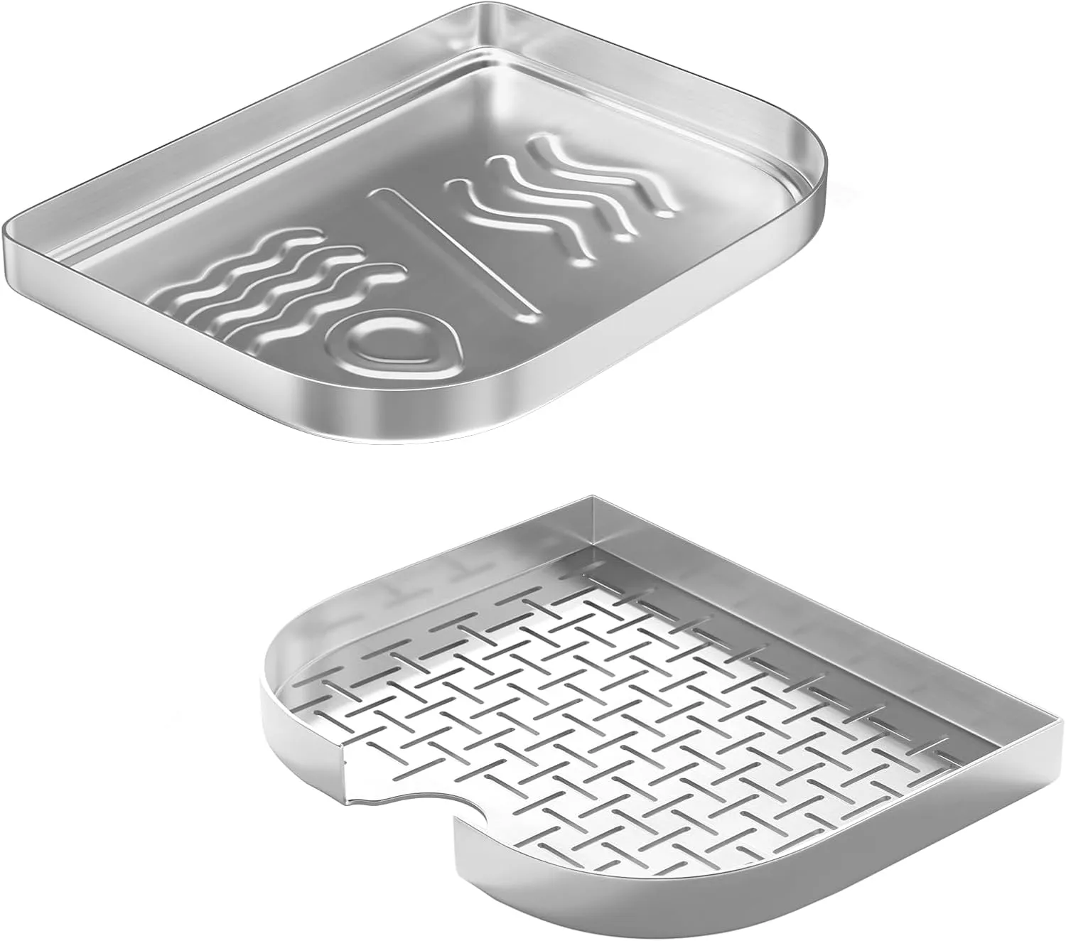 6613 Versatility Expansion Kit for Weber Lumin Compact Electric Grill, Stainless Steel Smoking Reservoir Pan for Weber 91010901 91300901, Electric Smoker Grill Accessories for Steam Pan