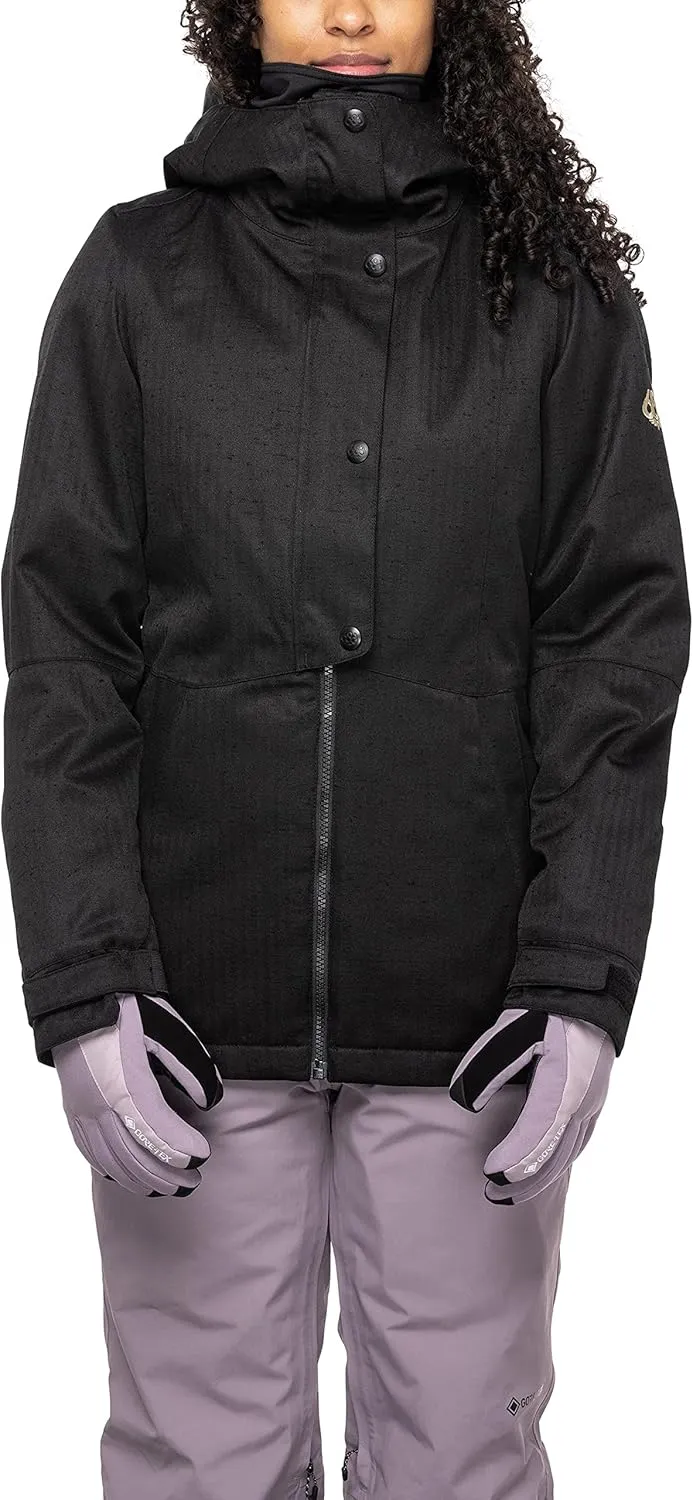 686 Women's Rumor Insulated Jacket - 2-Layer Fabric Design with Sherpa Lining & Inner Collar - Water & Weather Resistant