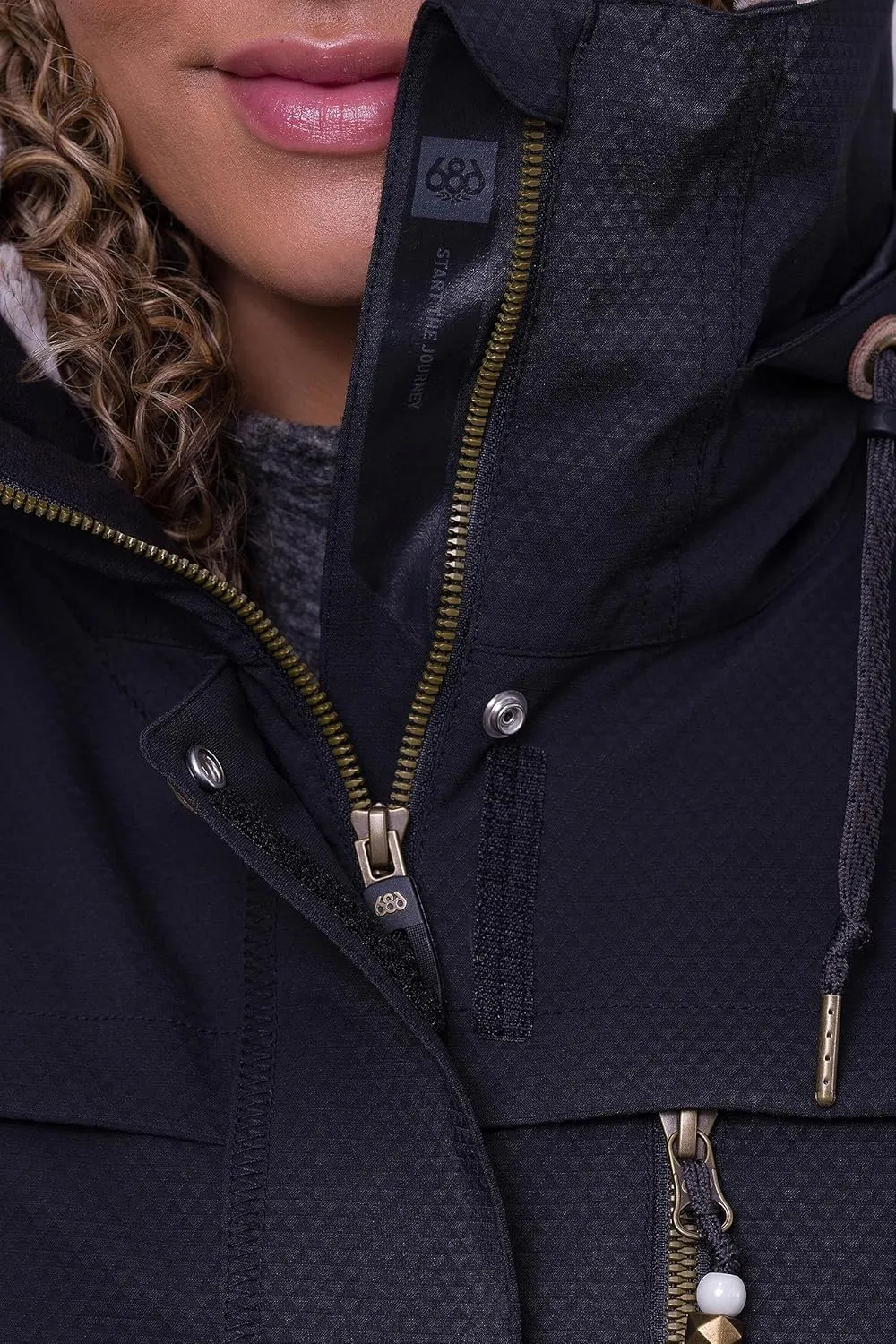 686 Women's Spirit Insulated Jacket - 2-Layer Fabric Design with Faux Fur and Satin Lining - Water & Weather Resistant