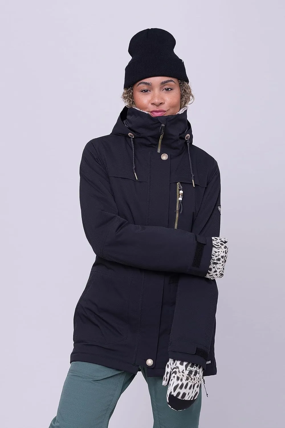 686 Women's Spirit Insulated Jacket - 2-Layer Fabric Design with Faux Fur and Satin Lining - Water & Weather Resistant