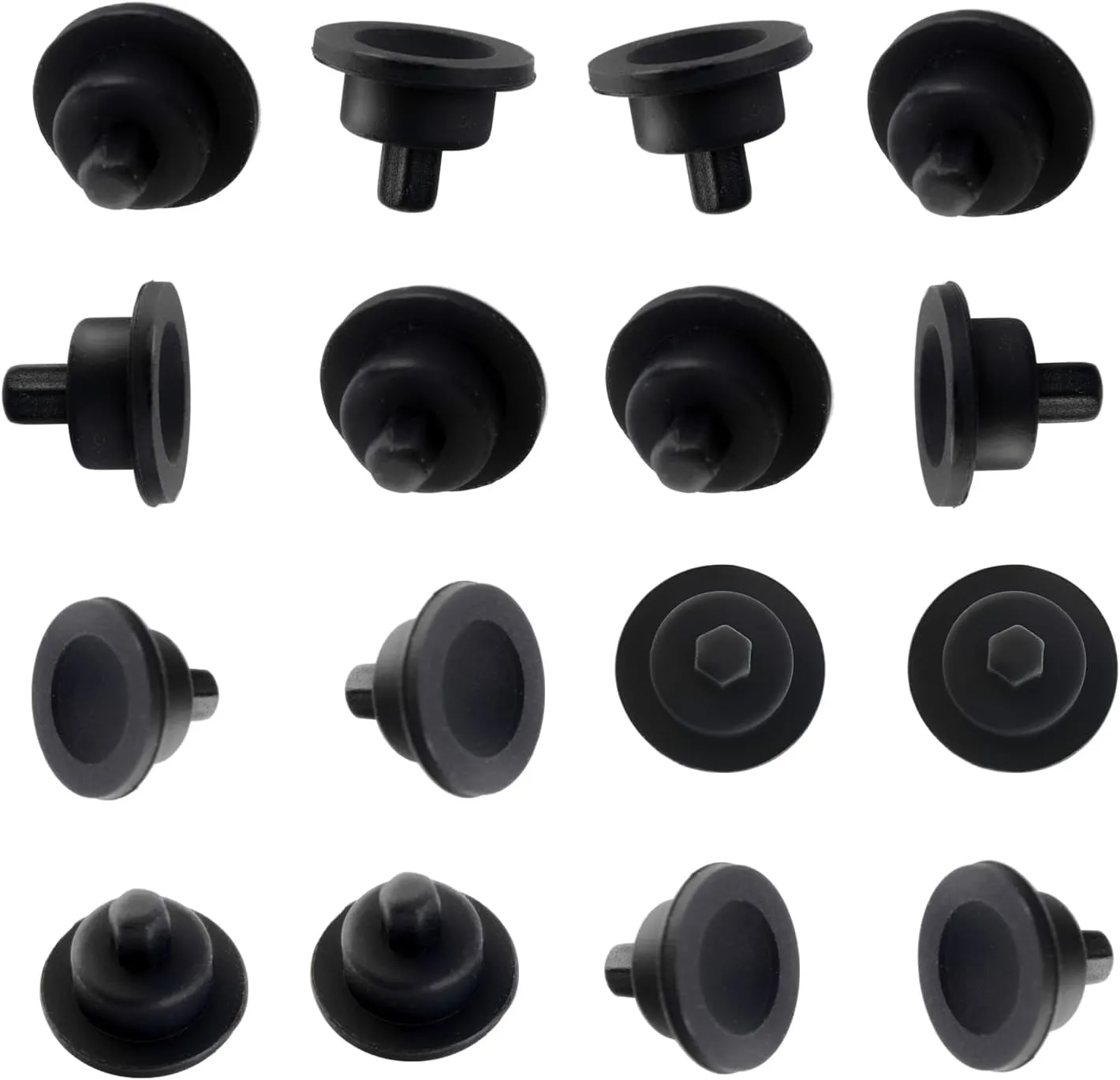 815689 Grate Rubber Feet for Wolf Range Stove Parts CT Gas Cooktop Grate Rubber Feet Pad Replacement kit Wolf GR Series Gas Range Grate Rubber Feet Stove Top Protector Burner Grate Feet Grommets 16Pcs