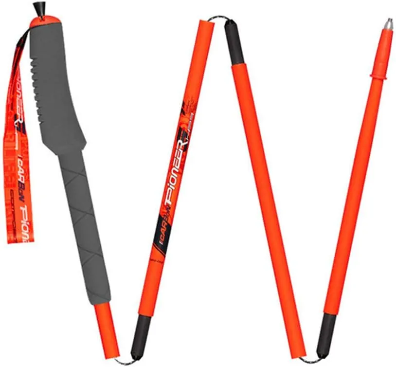 99% Carbon Fiber Ultralight Trekking Poles – 1pc Pack Collapsible and Telescopic Walking Sticks, Strong Lightweight, Adjustable Quick Flip-Lock,Professional Durable Walking Poles for Men, Women