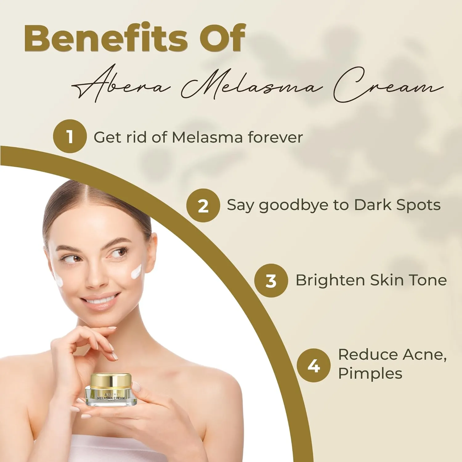 ABERA Melasma Cream (Premium Version) - Dark Spot Corrector for Age Spot Sun Spot Freckles Melasma Brown Spot, Faded Spot Correcting Cream for Face Hands