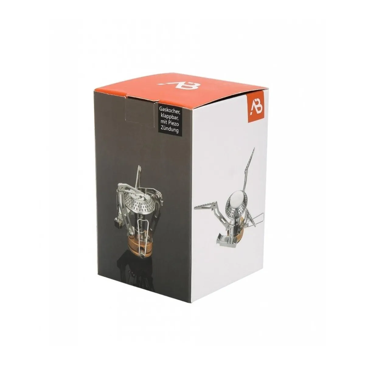 A.Blochl portable camping gas burner stove foldable piezo ignition titanium NEW