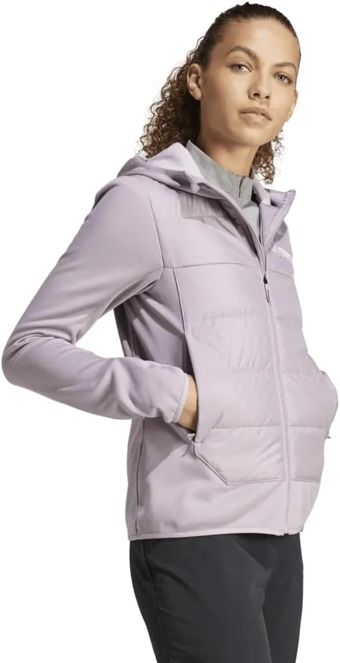 adidas Women's Terrex Multi Hybrid Insulated Hiking Hooded Jacket