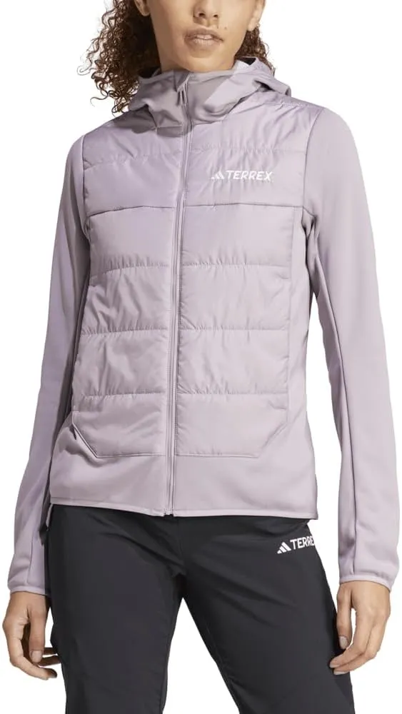 adidas Women's Terrex Multi Hybrid Insulated Hiking Hooded Jacket