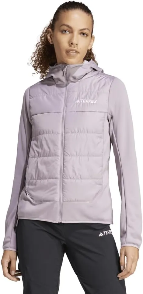 adidas Women's Terrex Multi Hybrid Insulated Hiking Hooded Jacket