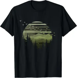Adventure Nature Forest Vintage Nature Lover Outdoor T-Shirt