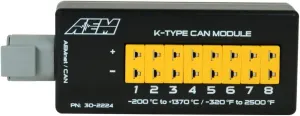 AEM 8 Channel K-Type Thermocouple Egt C