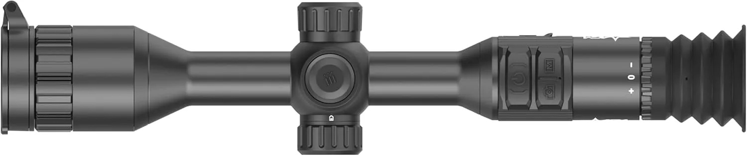 AGM Global Vision Adder V2 Thermal Rifle Scope 30mm Tube, Thermal Scope with High-Sensitivity Sensor & Ballistic Calculator Ideal for Night Hunting. IR Heat Vision riflescope