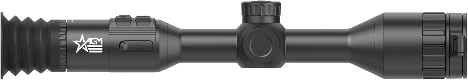 AGM Global Vision Adder V2 Thermal Rifle Scope 30mm Tube, Thermal Scope with High-Sensitivity Sensor & Ballistic Calculator Ideal for Night Hunting. IR Heat Vision riflescope