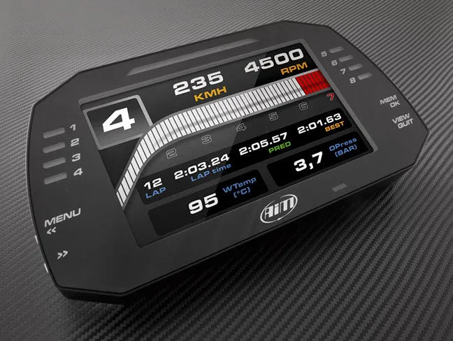 AiM MXG 7" Wide Display Dash Data Logger