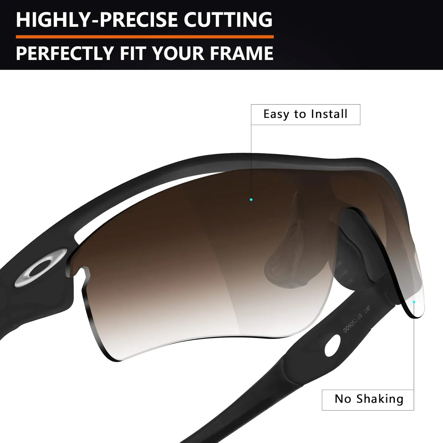 Alphax Polarized Replacement Lenses for Oakley Radar Path/Radar Path Asian Fit - Multiple Options